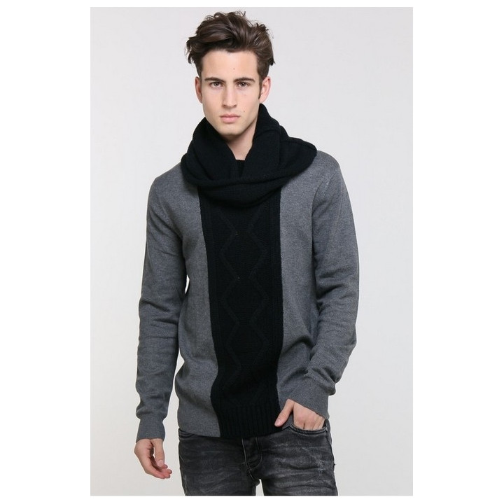 Pull à Col Tricoté