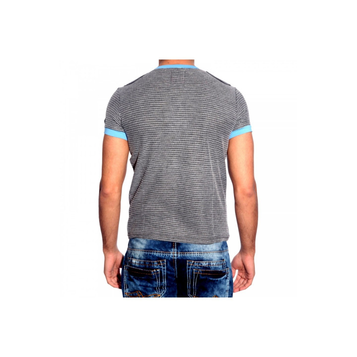 T-shirt homme à maille col V