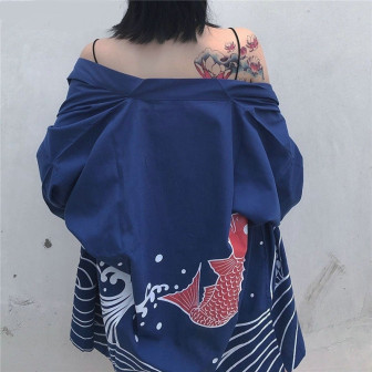 Yukata japonais plage