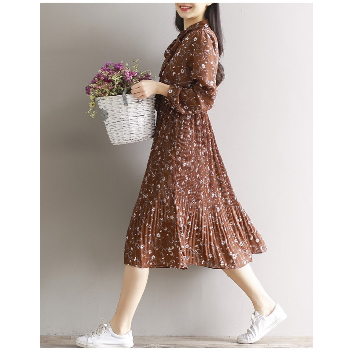 Robe japonaise verte style mori