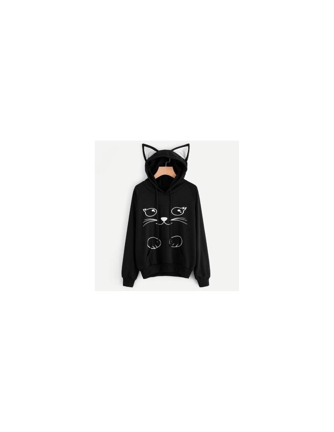 Vetements Japonais Et Coreens Pour Filles Sweats Japonais Et Coreens Pour Femmes Sweat Japonais Capuche Oreilles Chat