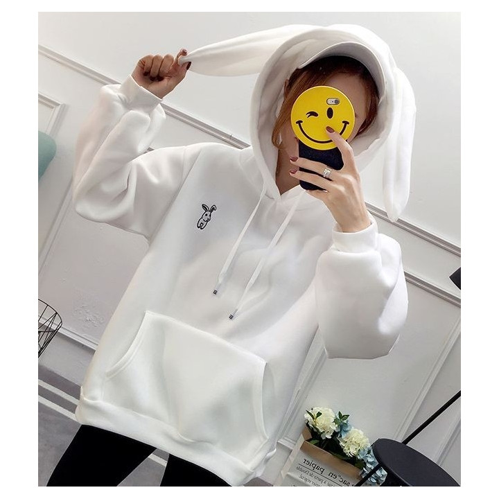 Sweat coréen capuche oreilles lapin