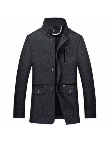 Veste hiver col mao