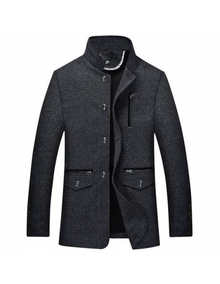 Veste hiver col mao