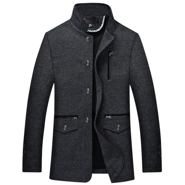 Veste hiver col mao