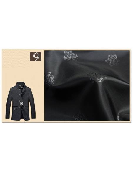 Veste hiver col mao