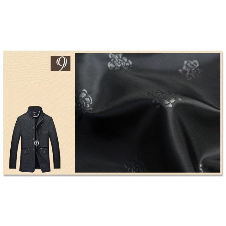 Veste hiver col mao