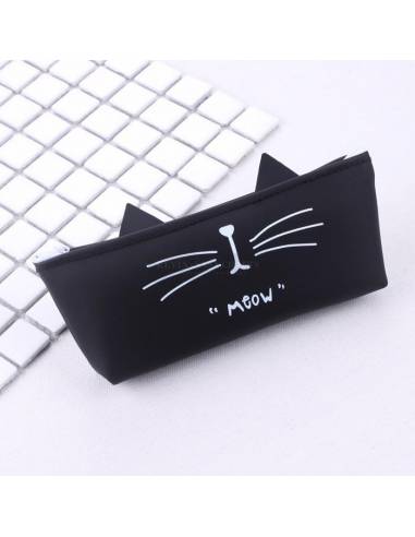 Trousse kawaii chat meow oreilles