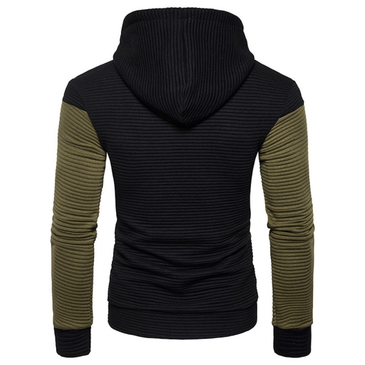 Sweat bicolore capuche