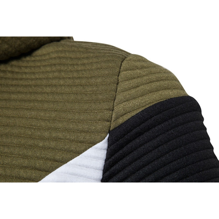 Sweat bicolore capuche