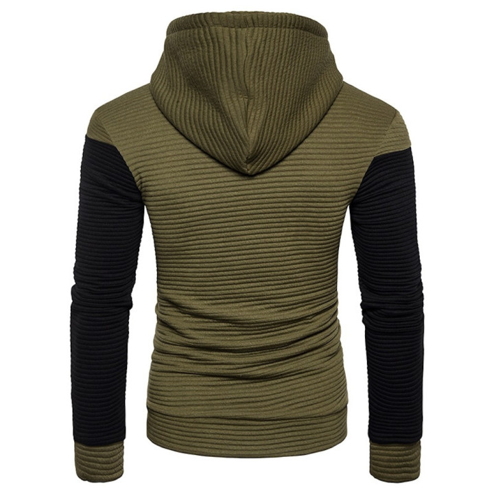 Sweat bicolore capuche