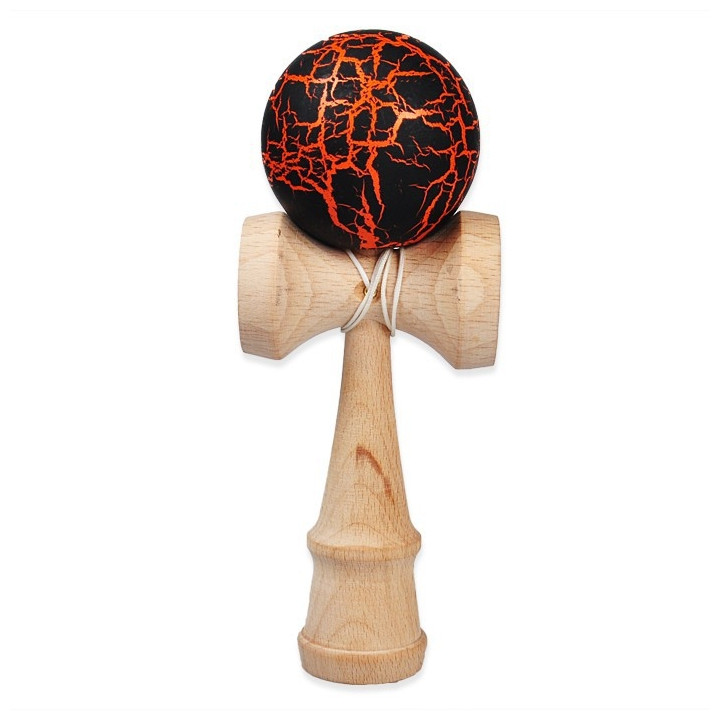 Jouet japonais coréen Kendama diametre 4 CM bois noir