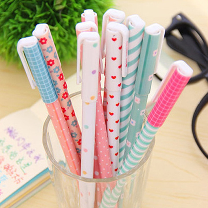 Stylo japonais coréen Kawaii multicolore - vrac verre