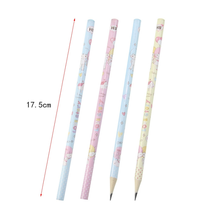 Papeterie japonaise - Crayon à papier kawaii frère et soeur - dessus