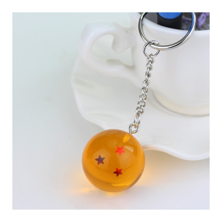 Manga japonais - Porte-clé Boule de Cristal Dragon Ball Super 3 étoiles 