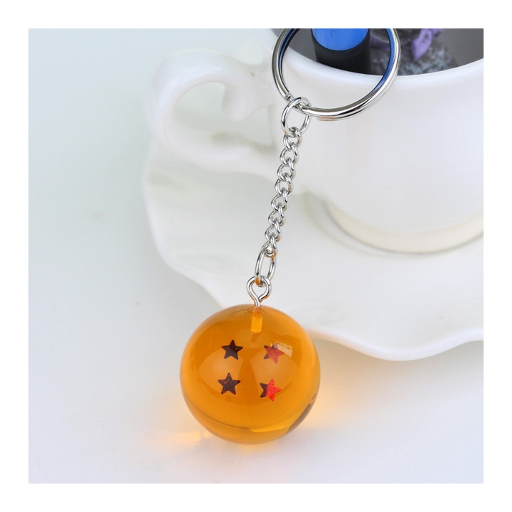 Manga japonais - Porte-clé Boule de Cristal Dragon Ball Super 4 étoiles - 