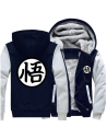 Veste bicolore symboles animés Dragon Ball Z