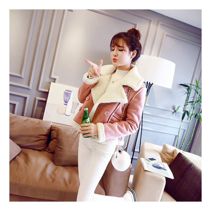 Veste courte automne rose