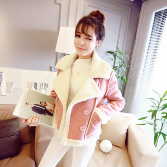 Veste courte automne rose