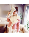 Veste courte automne rose