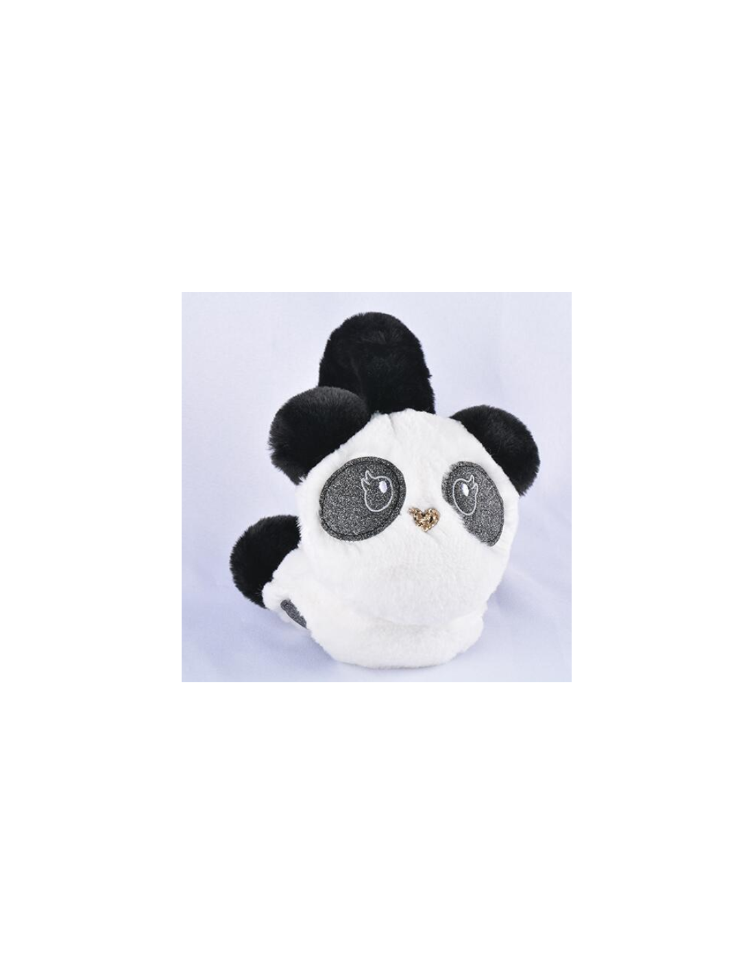 Cache-oreilles - Blanc/panda - ENFANT