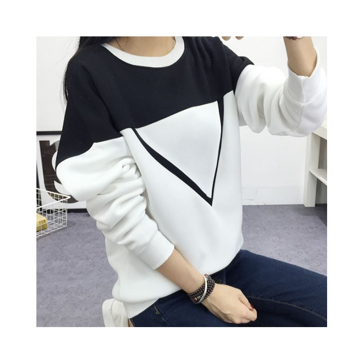 Pull noir et blanc