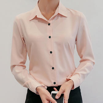 Chemisier décontracté rose