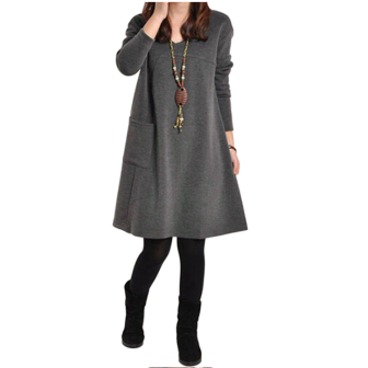 Robe longue décoletté