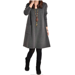 Robe longue décoletté