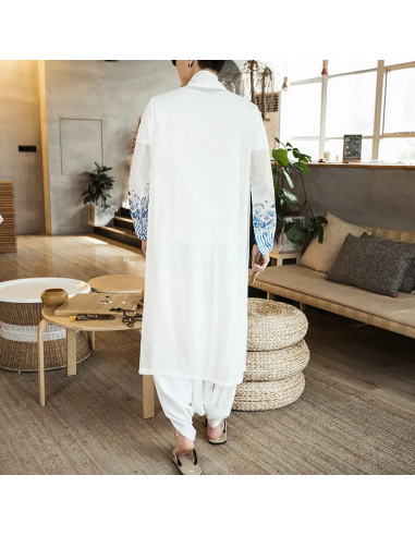 Kimono long blanc