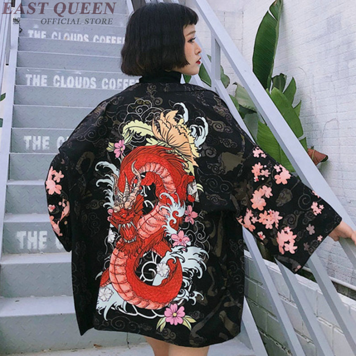 Kimono dragon rouge