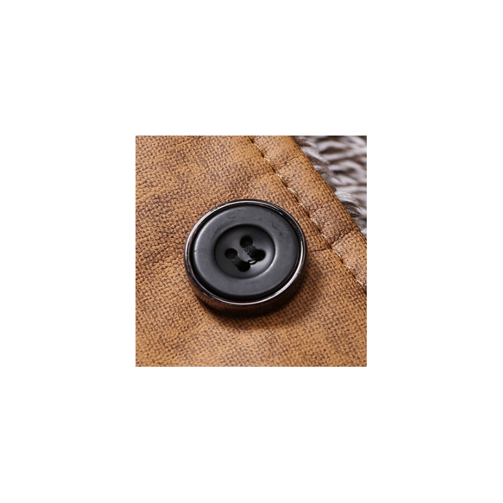 Veste en cuire pu intérieur polaire