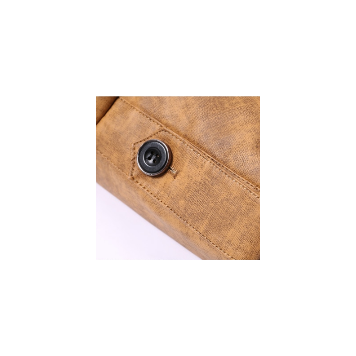 Veste en cuire pu intérieur polaire