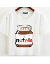 Crop top imprimé Nutella