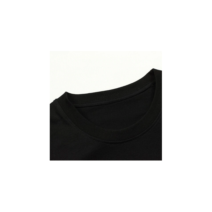 T-shirt HipHop noir symboles