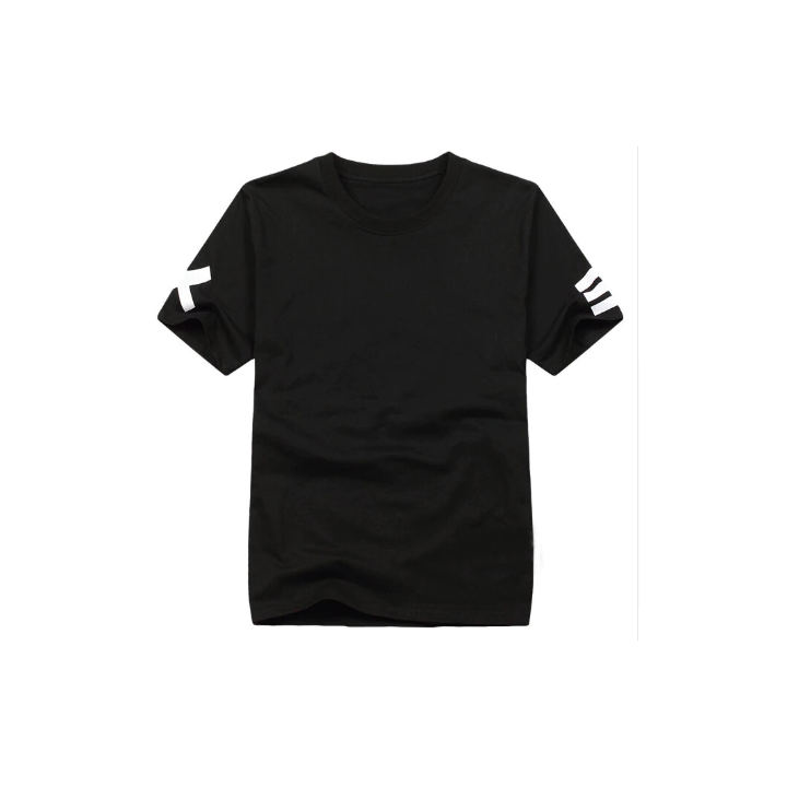 T-shirt HipHop noir symboles