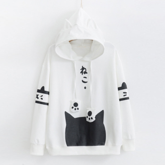 Sweat à capuche Kitty