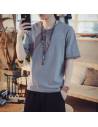 T-shirt homme avec broderie sur les manches