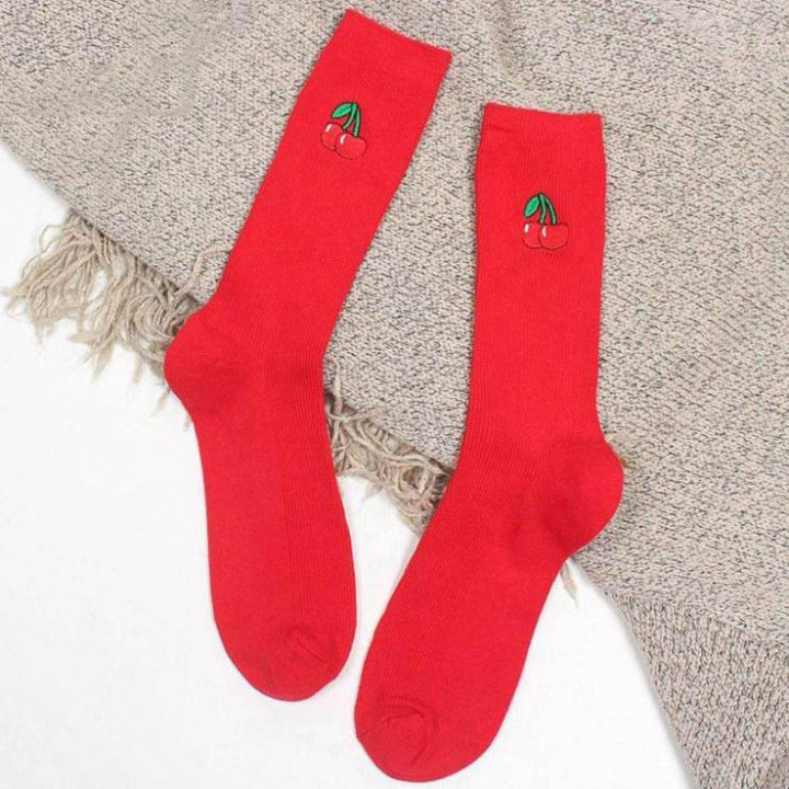 Chaussettes Fruits Cerise