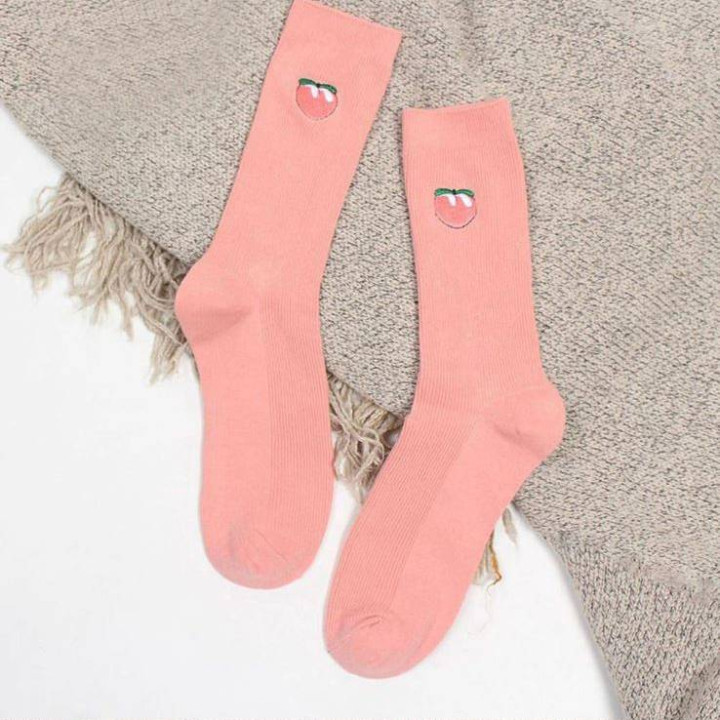 Chaussettes Fruits Pêche
