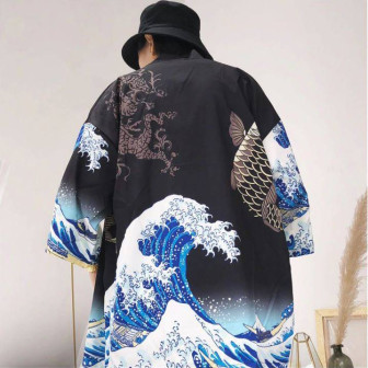 Kimono Nami Noir