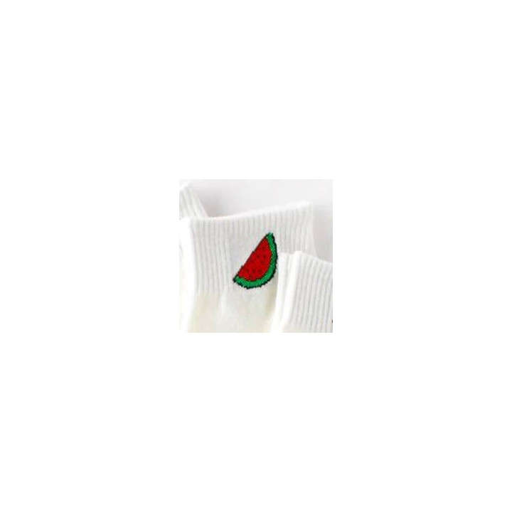 Chaussettes Kudamono pastèque
