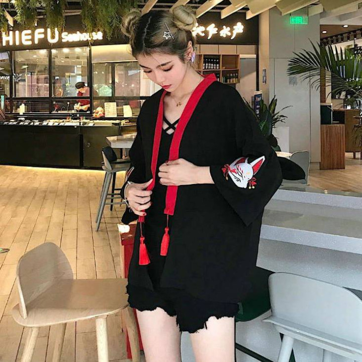 Kimono Neko avec ceinture