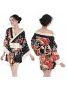 Kimono de nuit imprimés floraux