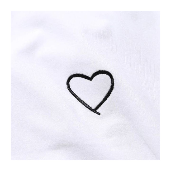 Vêtements japonais et coréens pour filles - T-Shirts japonais et coréens pour femmes -  T-shirt Kokoro