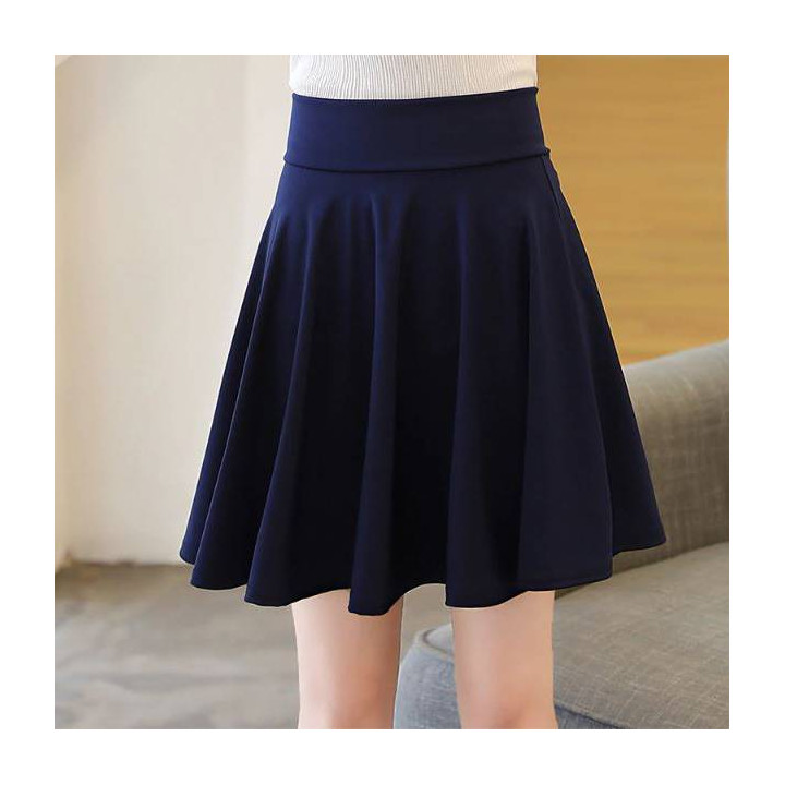 Jupe patineuse taille haute