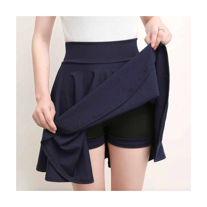Jupe patineuse taille haute