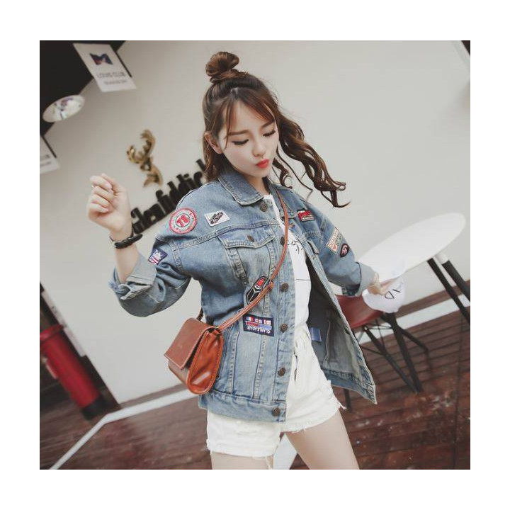 Vêtements japonais et coréens pour filles - Vêtements japonais et coréens pour filles - Veste Jeans