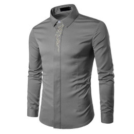 Chemise liseret couleur Or