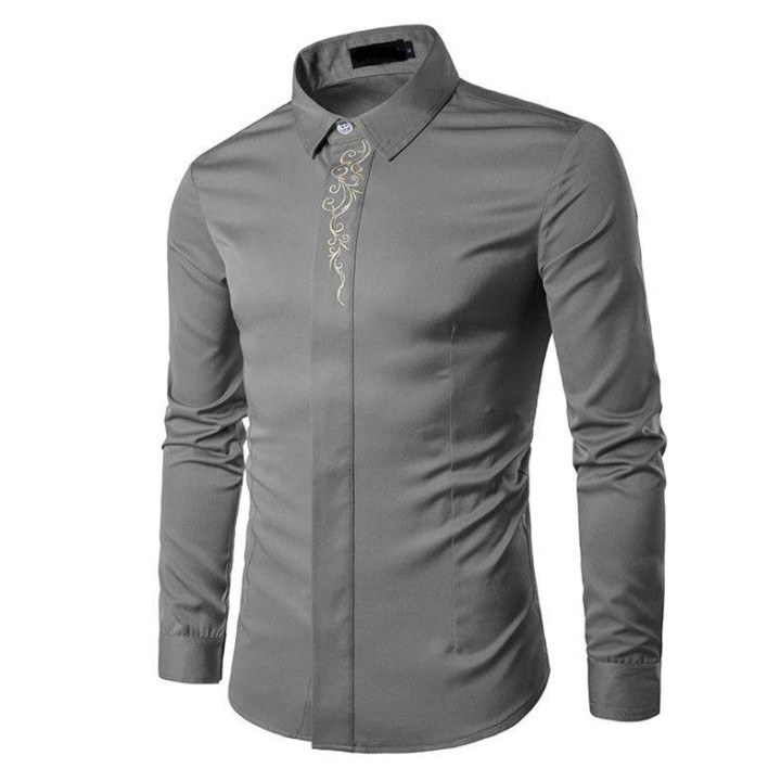 Chemise liseret couleur Or